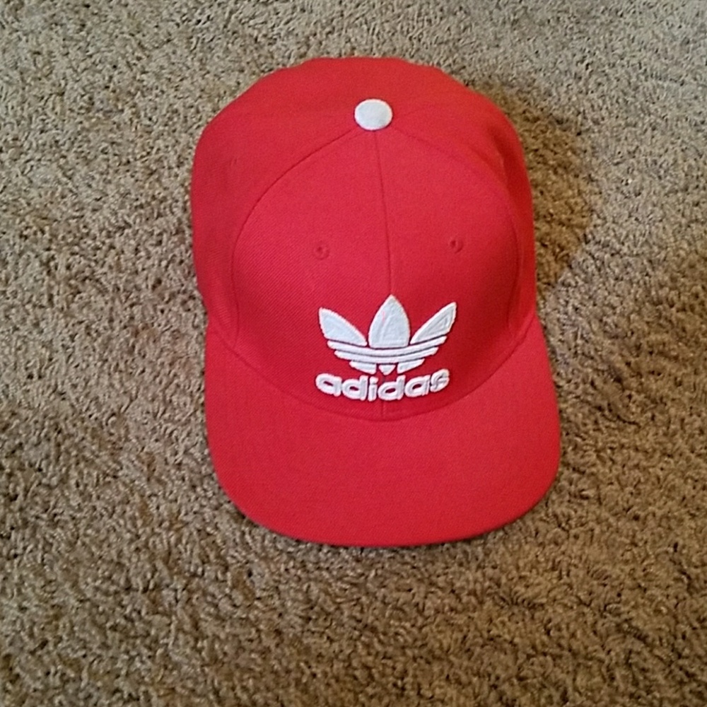 Red Adidas hat
